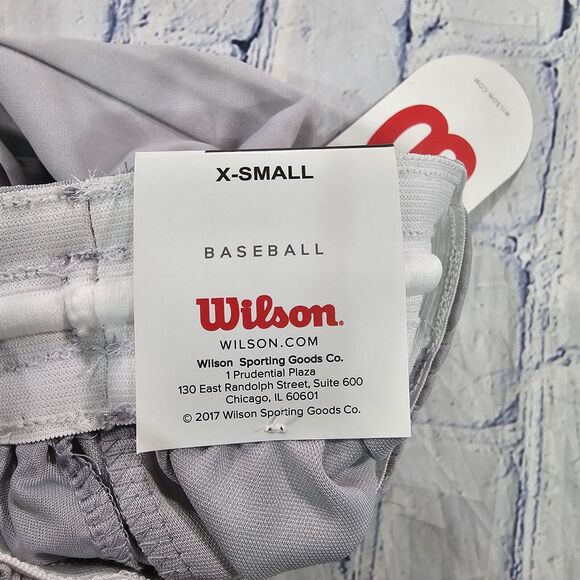 LOT OF 2 Wilson KIDS SIZE XS Gray Baseball Softball Pants - Picture 8 of 12